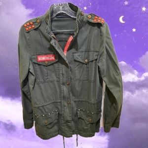 Camo Grunge Punk Jacket